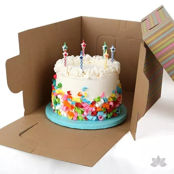 tall-window-cake-box-stripes Tall Window Cake Box - Stripes