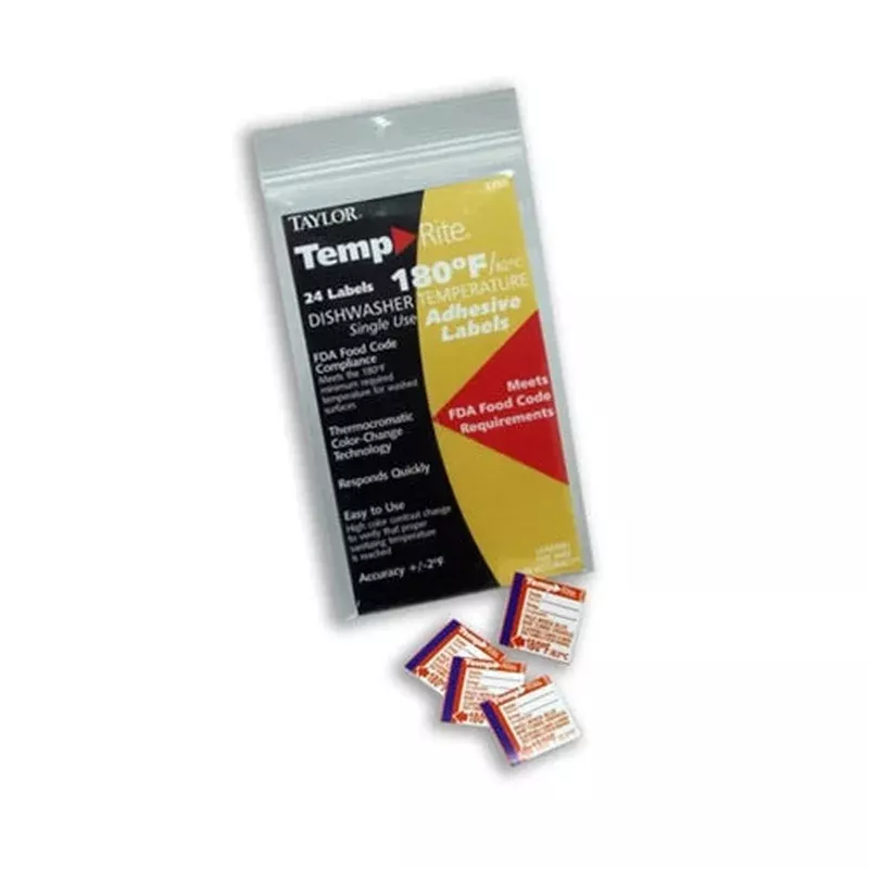 taylor-temprite-dishwasher-test-strips-180f-25-pack Taylor TempRite Dishwasher Test Strips 180F (25-pack)