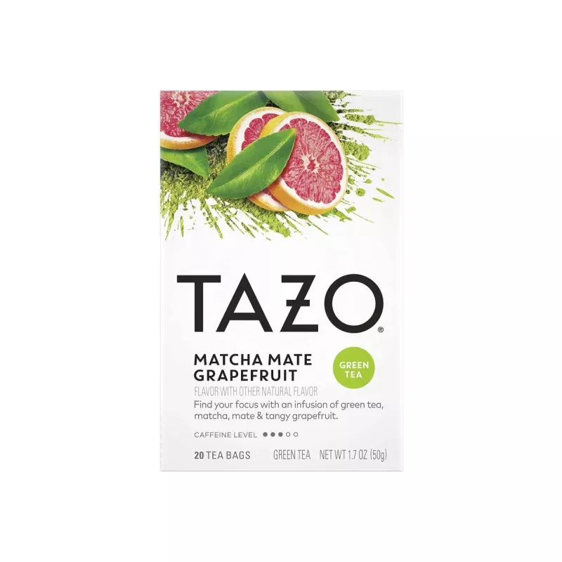 tazo-matcha-mate-grapefruit-tea-bags-20-count Tazo Matcha Mate Grapefruit Tea Bags (20 Count)