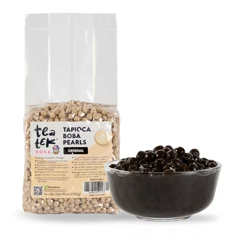 tea-tek-6-lb-tapioca-boba-pearls-original-1-count-box Tea Tek 6 lb Tapioca Boba Pearls – Original – 1 count box