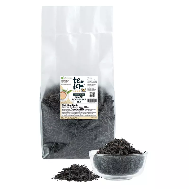 tea-tek-8-4-oz-black-loose-leaf-tea-vintage-blend-25-count-box Tea Tek 8.4 oz Black Loose Leaf Tea – Vintage Blend – 25 count box