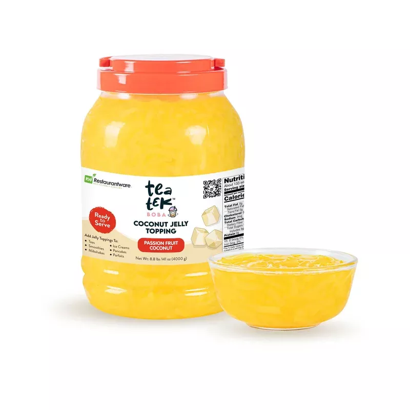 tea-tek-8-8-lb-jelly-topping-passion-fruit-coconut-1-count-box Tea Tek 8.8 lb Jelly Topping – Passion Fruit Coconut – 1 count box