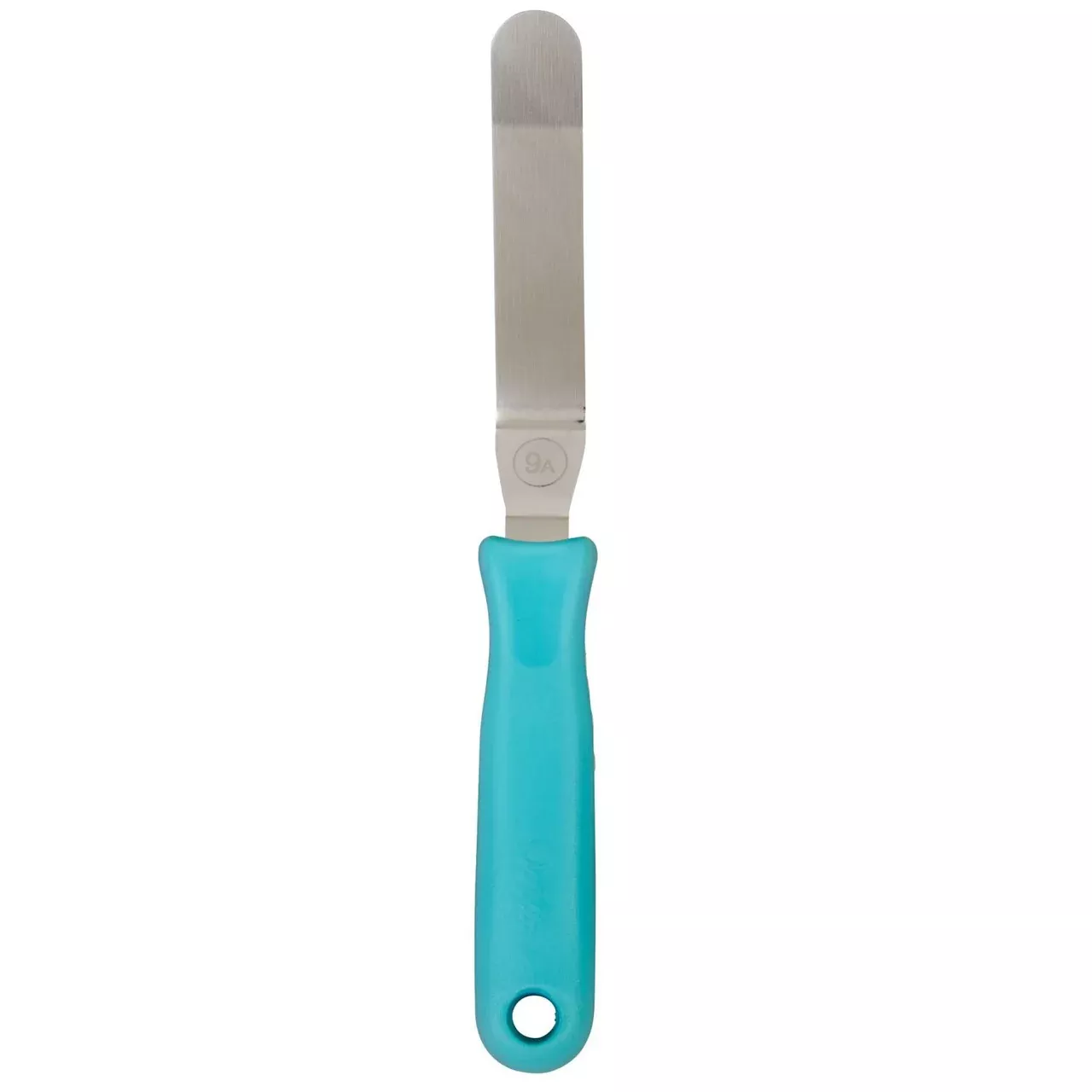 teal-angled-icing-spatula-9-inch-wilton Teal Angled Icing Spatula, 9-Inch, Wilton