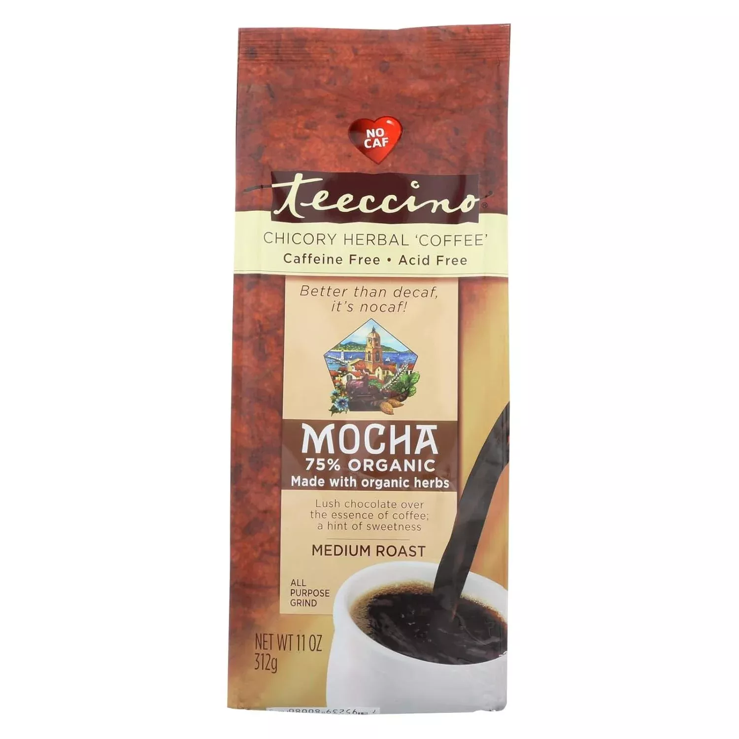 teeccino-mocha-11oz-foil-bag Teeccino Mocha 11oz Foil Bag