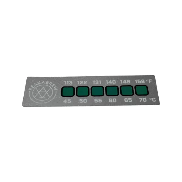 Thermometer Sticker Silver - Peakabrew