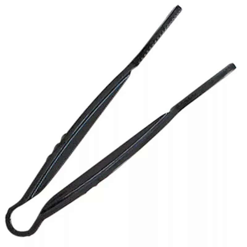 thunder-group-plftg009bk-9-black-polycarbonate-flat-grip-serving-tongs Thunder Group PLFTG009BK 9″ Black Polycarbonate Flat-Grip Serving Tongs