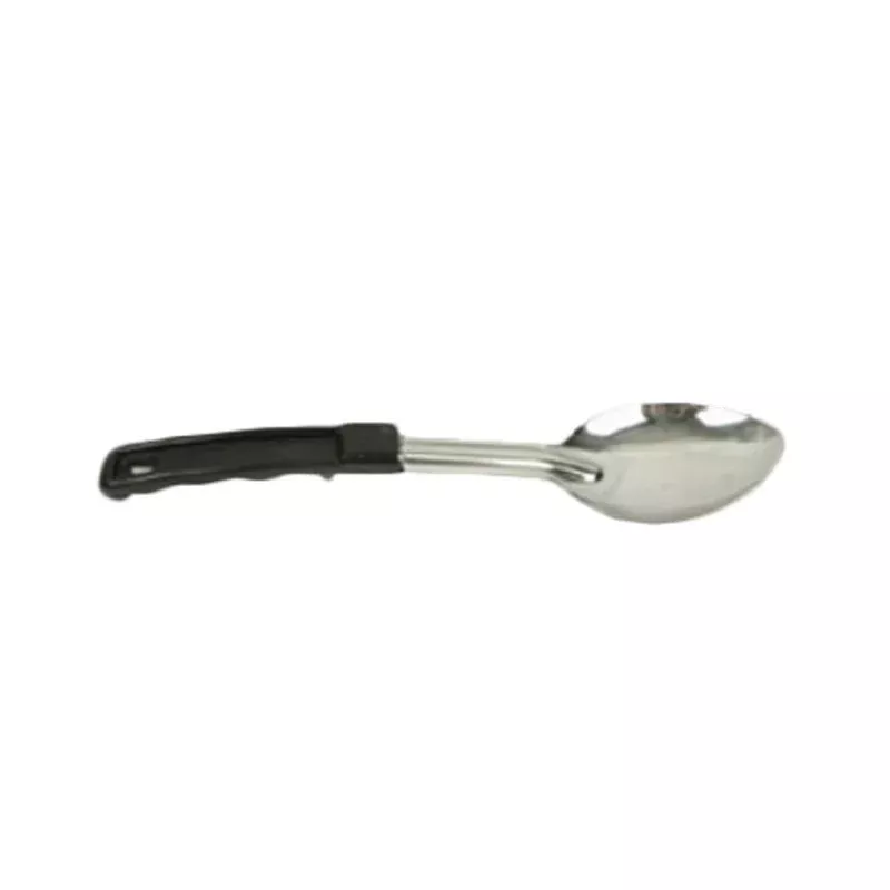 thunder-group-slpba311-15-solid-stainless-steel-basting-spoon-with-black-polypro Thunder Group SLPBA311 15″ Solid Stainless Steel Basting Spoon with Black Polypropylene Handle