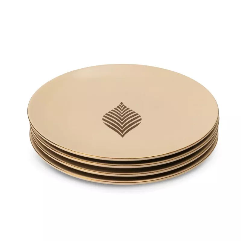 thyme-table-4-pack-stoneware-dinner-plates-ocee-leaf Thyme & Table 4-Pack Stoneware Dinner Plates, Ocee Leaf