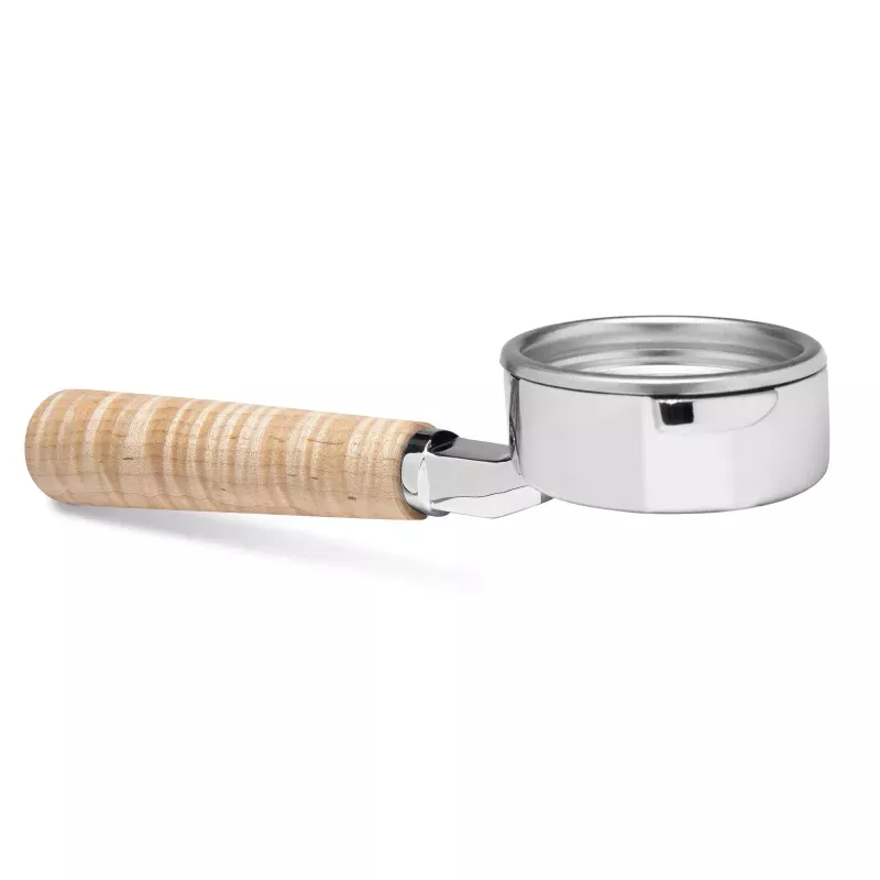 tiger-maple-bottomless-gaggia-portafilter Tiger Maple Bottomless Gaggia Portafilter