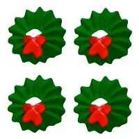 tiny-christmas-wreaths-12-pieces Tiny Christmas Wreaths - 12 Pieces