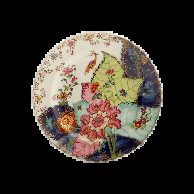 tobacco-leaf-bread-butter-plate Tobacco Leaf - Bread and Butter Plate