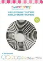 tool-sweetshop-baking-circle-fondant-cutters-11-piece Tool Sweetshop Baking Circle Fondant Cutters 11 Piece