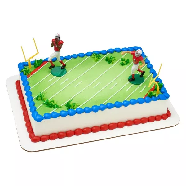 touchdown-football-cake-kit-players-goalposts Touchdown Football Cake Kit Players and goalposts