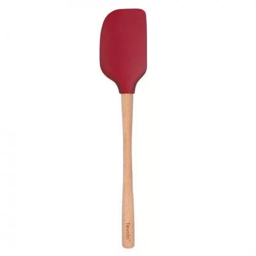 tovolo-flex-core-wood-handle-spatula-cayenne Tovolo Flex-Core Wood Handle Spatula: Cayenne