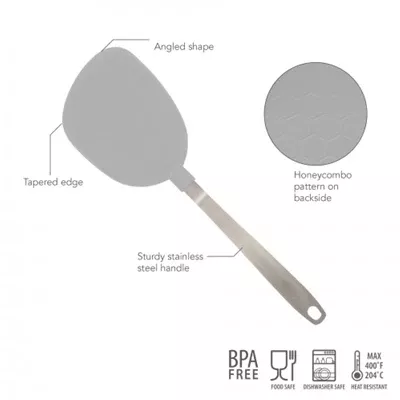 Tovolo Jumbo Nylon Flex Turner -- Gray