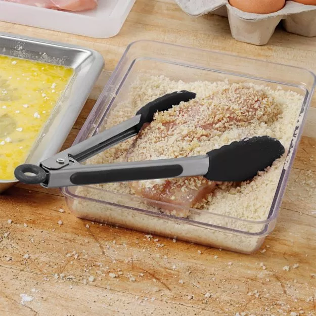 tovolo-mini-silicone-tongs-black Tovolo Mini Silicone Tongs: Black