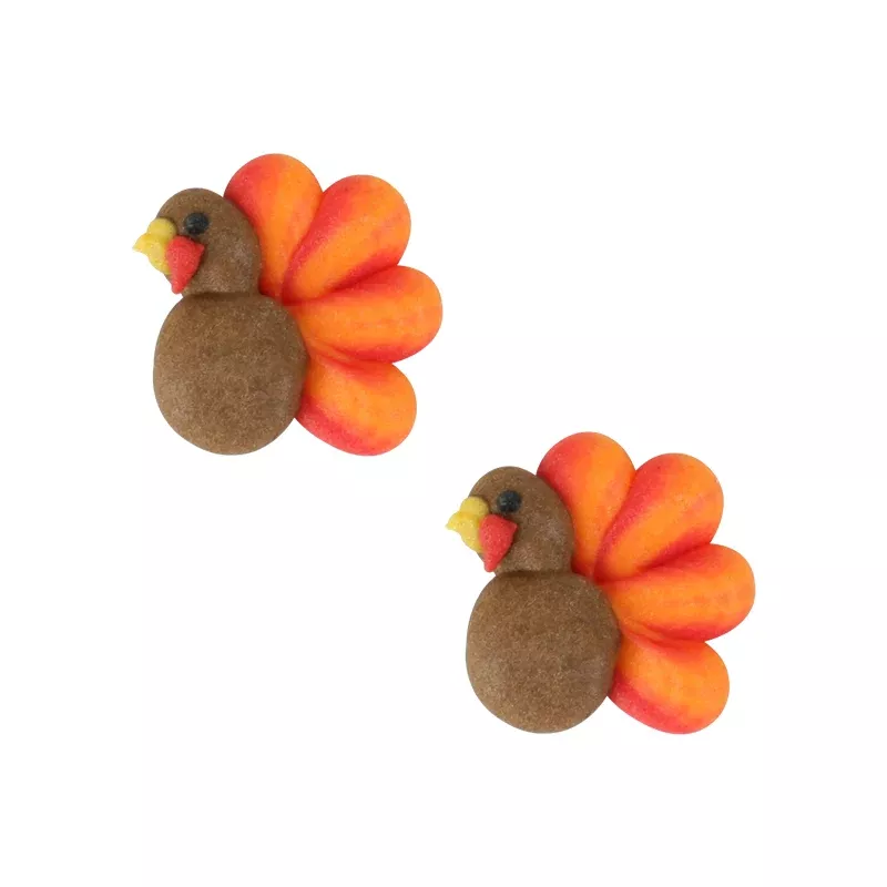 turkey-standing-royal-icing-decorations-bulk Turkey Standing Royal Icing Decorations (Bulk)