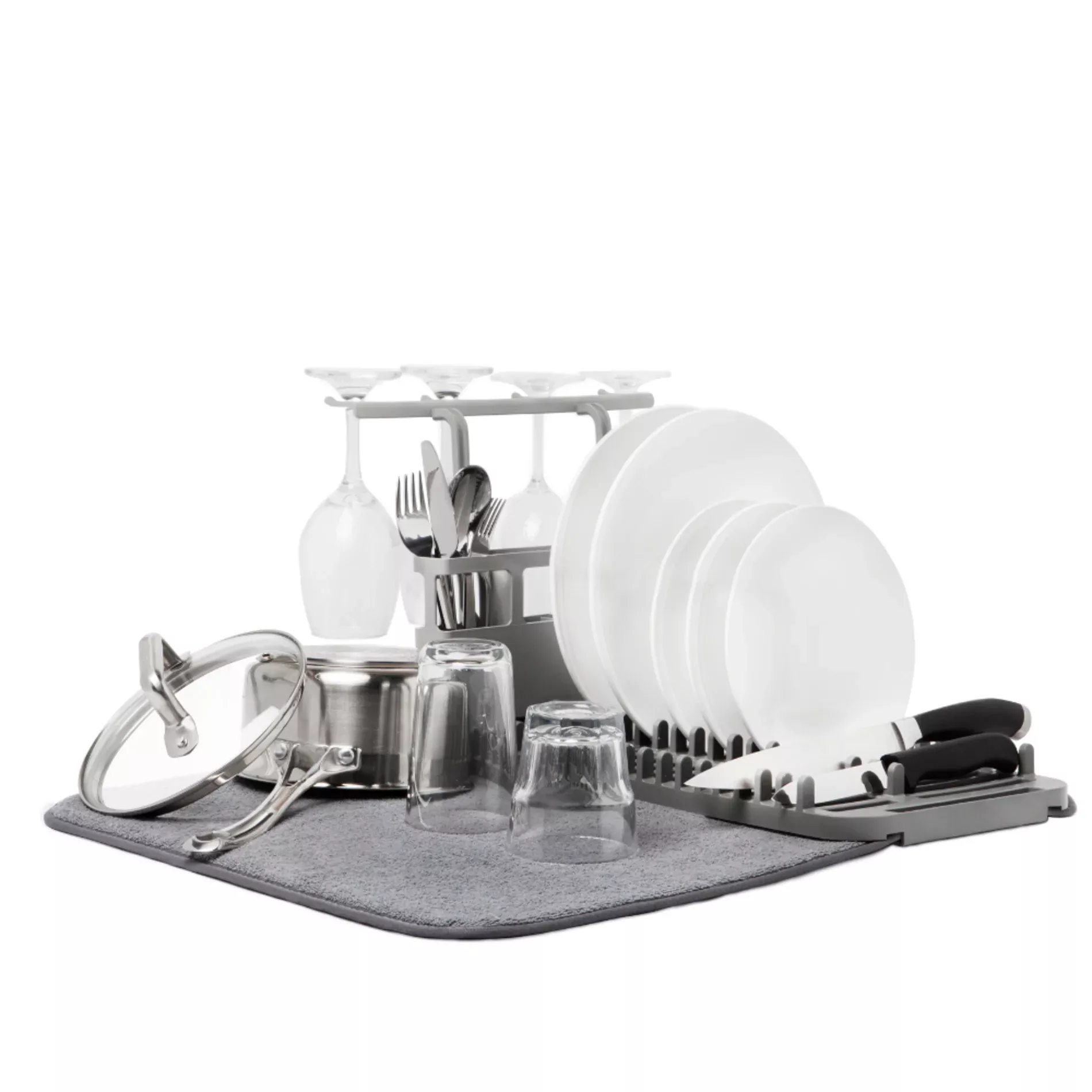 udry-dish-rack-utensil-caddy-with-mat UDRY DISH RACK & UTENSIL CADDY WITH MAT