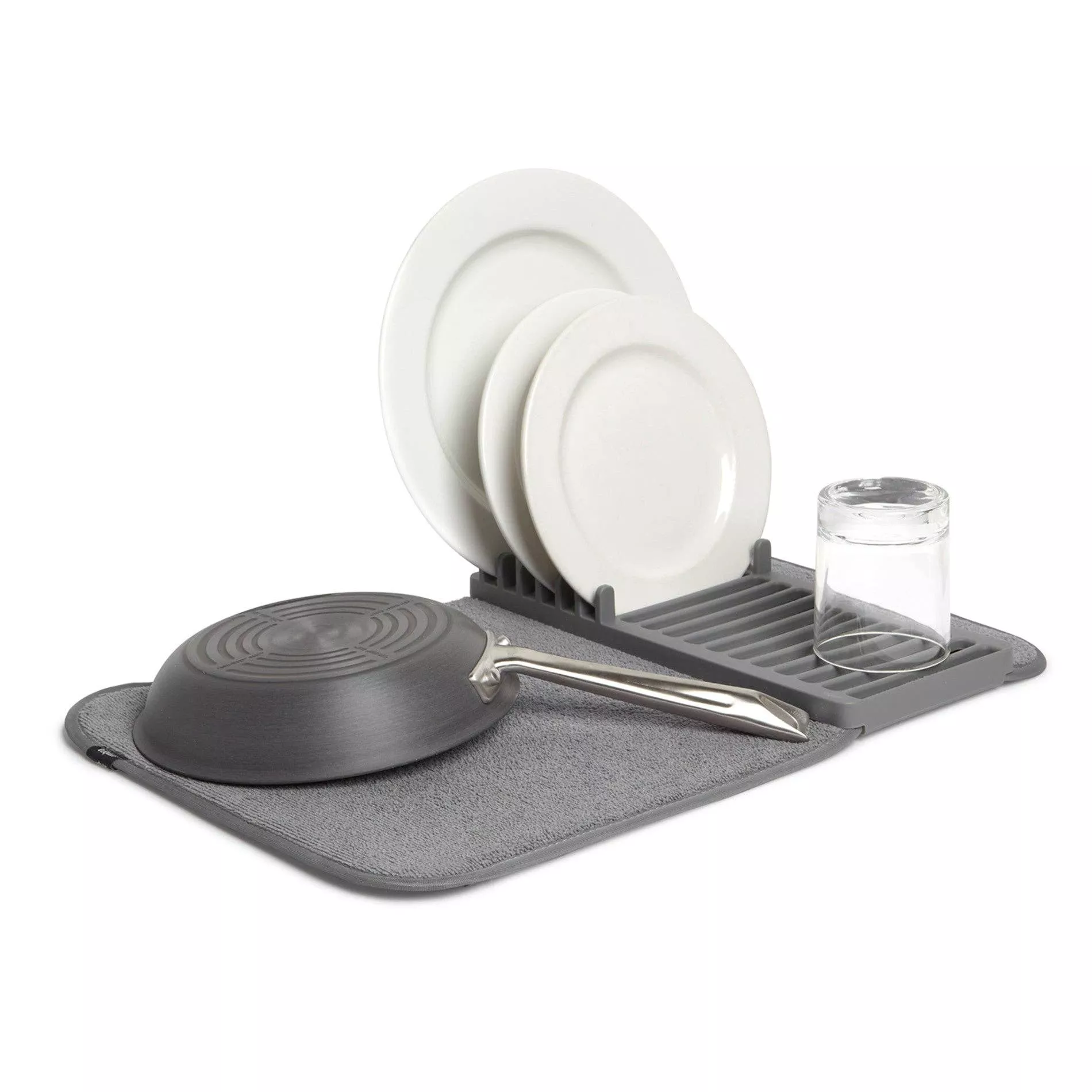 udry-mini-dish-rack-with-drying-mat UDRY MINI DISH RACK WITH DRYING MAT