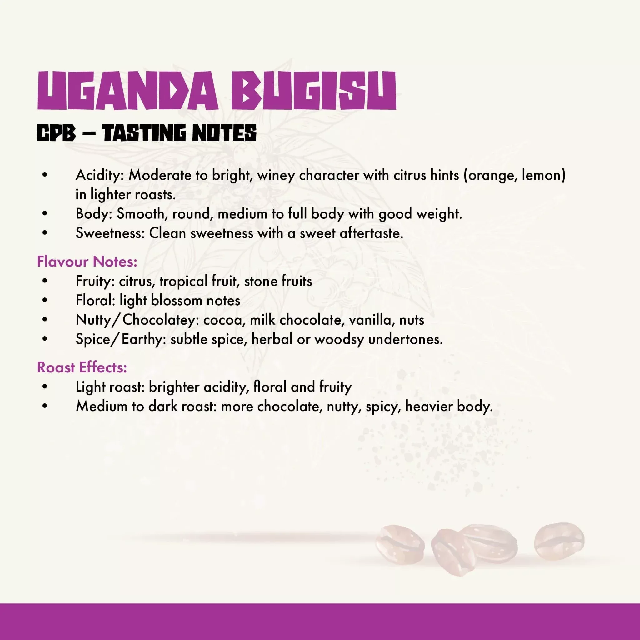 Uganda Bugisu CPB Green Beans 5kg