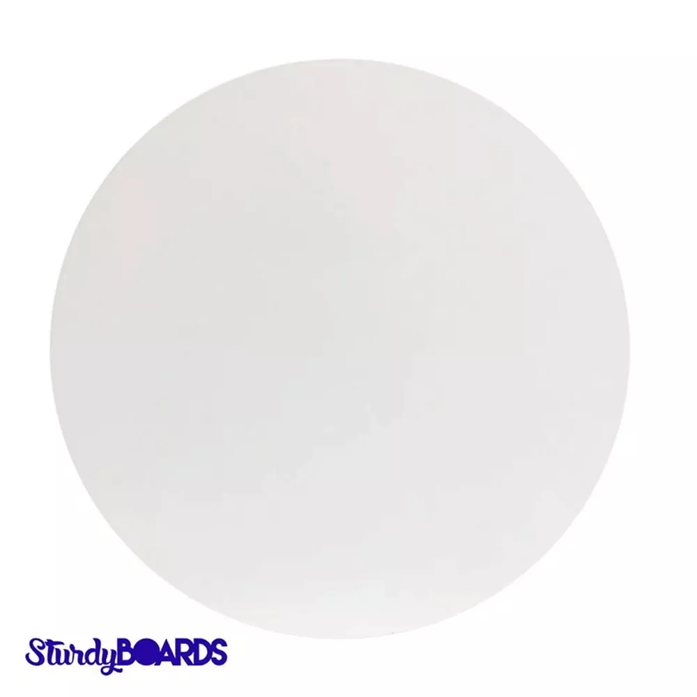unger-sturdy-cake-board-round-white Unger - Sturdy cake board - round, White -