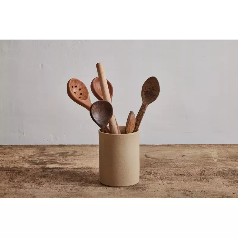 utensil-holder-in-flax Utensil Holder in Flax