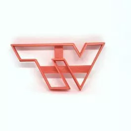 va-tech-fondant-cookie-cutter VA Tech Fondant Cookie Cutter