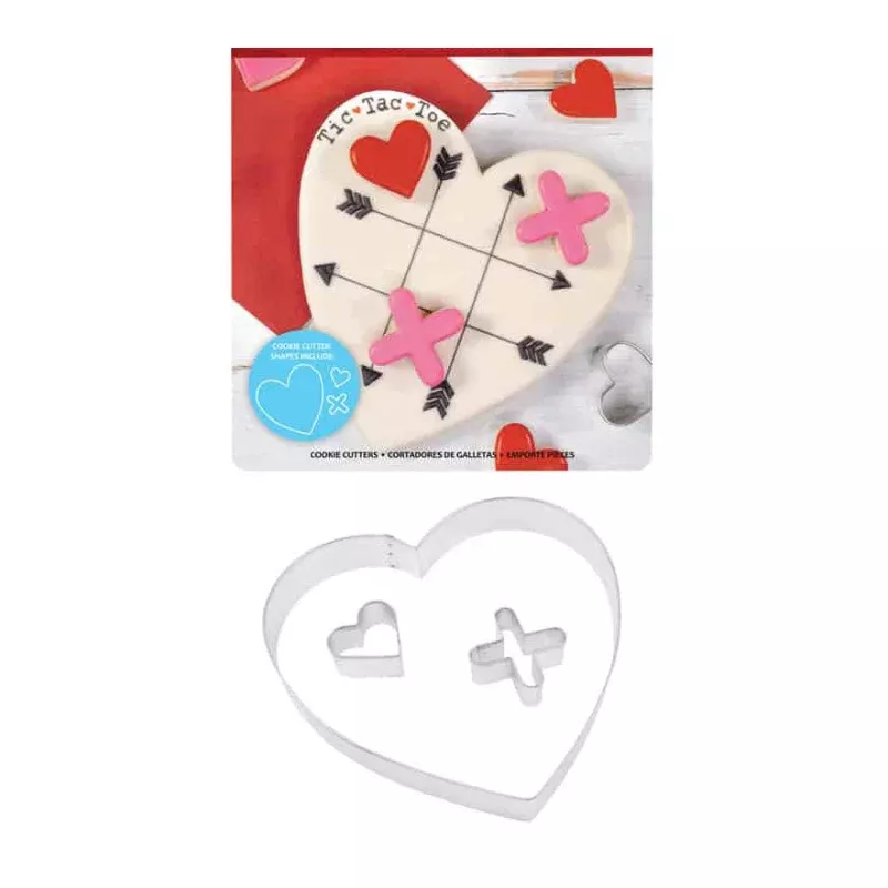 Valentine 3pc Tic Tac Toe Set