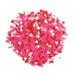 Valentine Heart Decorette Mix 8 oz