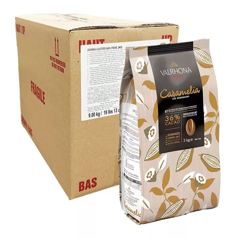 valrhona-caramelia-milk-chocolate-36-6-6-lb-box-3 Valrhona - Caramelia Milk Chocolate 36% - 6.6 lb (box of 3)