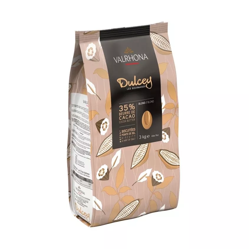 valrhona-dulcey-blond-chocolate-35-6-6-lb Valrhona - Dulcey Blond Chocolate 35% - 6.6 lb