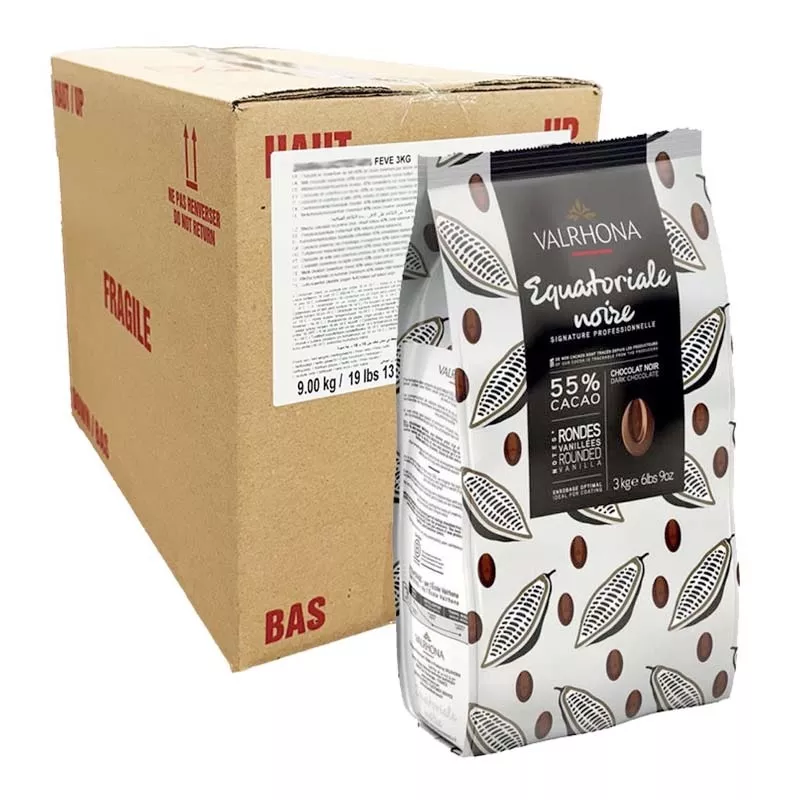 valrhona-equatoriale-dark-chocolate-55-6-6-lb-box-3 Valrhona - Equatoriale Dark Chocolate 55% - 6.6 lb (box of 3)
