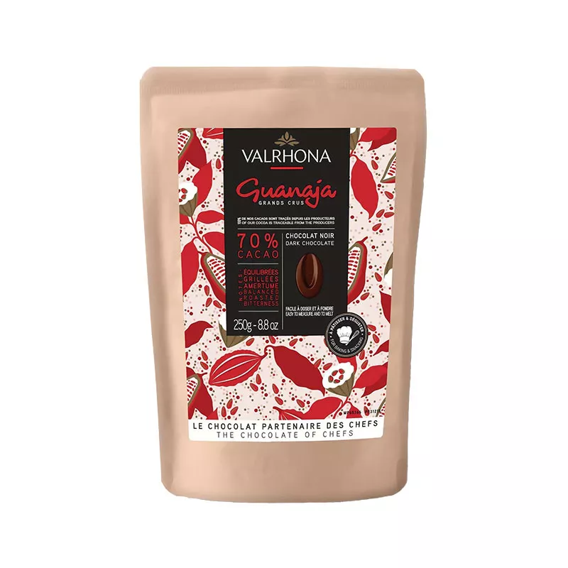 valrhona-guanaja-dark-chocolate-70-250-g-8-8-oz Valrhona - Guanaja Dark Chocolate 70% - 250 g / 8.8 oz