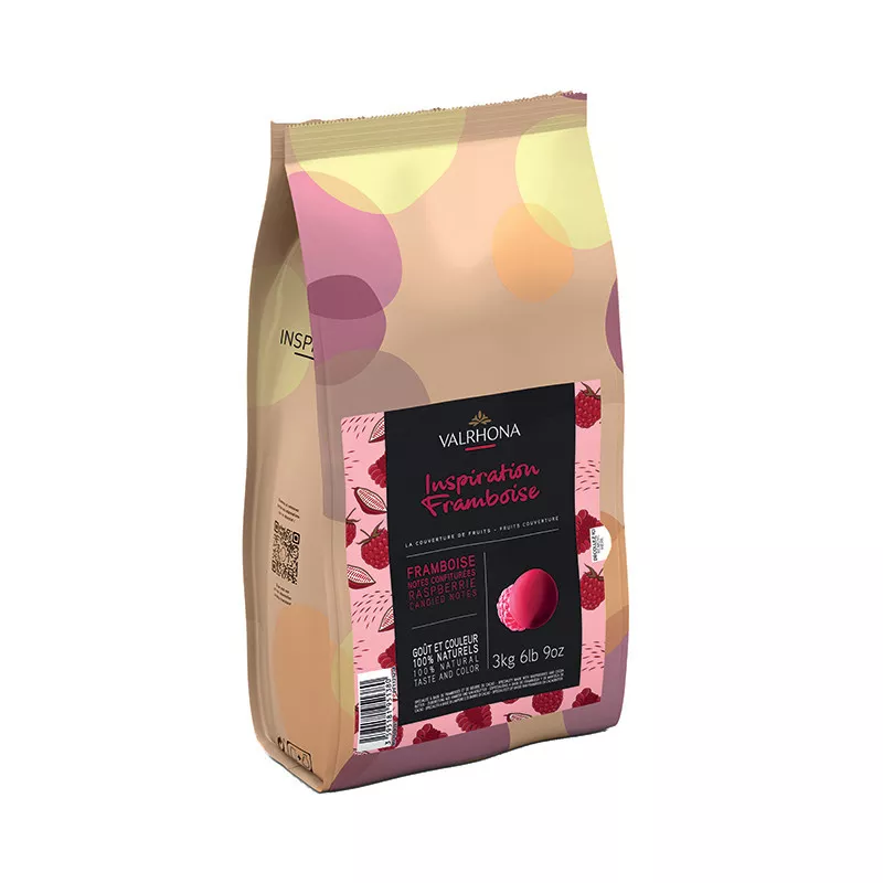 valrhona-inspiration-framboise-raspberry-fruit-couverture-drops-6-6-lb Valrhona - Inspiration Framboise (Raspberry) Fruit Couverture Drops - 6.6 lb