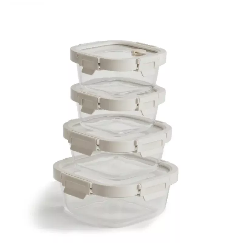 vanilla-square-glass-container-set Vanilla Square Glass Container Set
