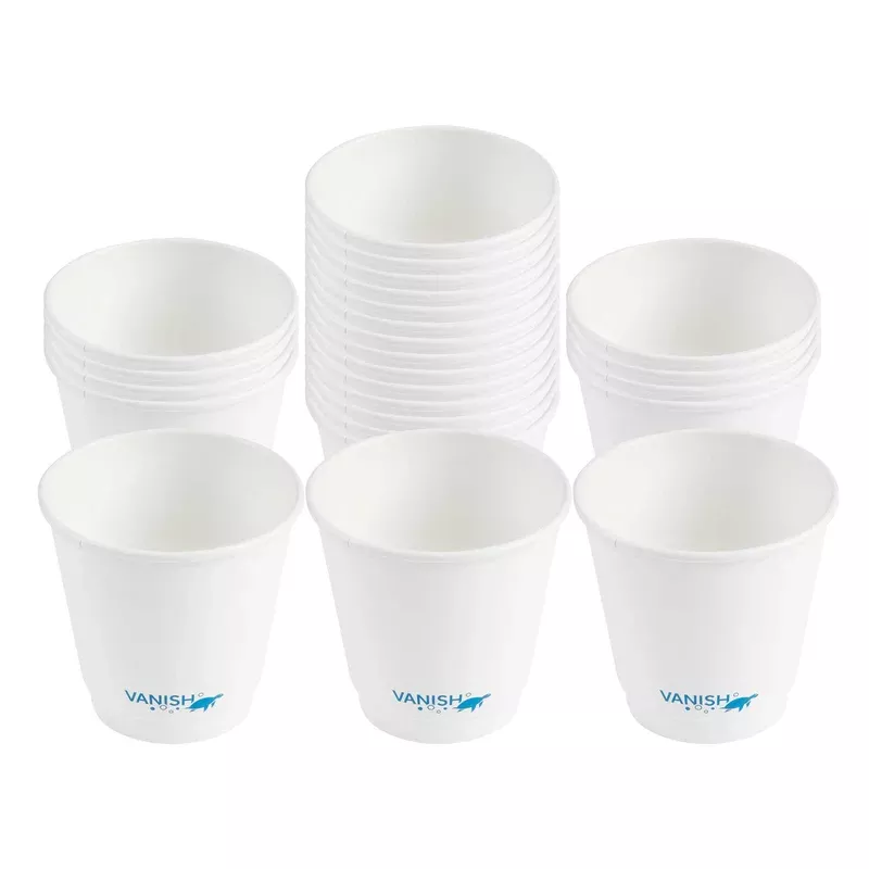 vanish-9-oz-white-paper-coffee-cup-water-based-coating-compostable-double-wall-2 Vanish 9 oz White Paper Coffee Cup – Water-Based Coating Compostable Double Wall – 25 count box