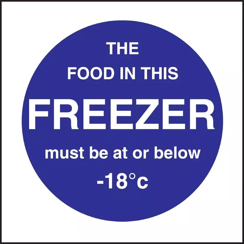 vogue-food-in-this-freezer-sign-l839 Vogue Food In This Freezer Sign – L839