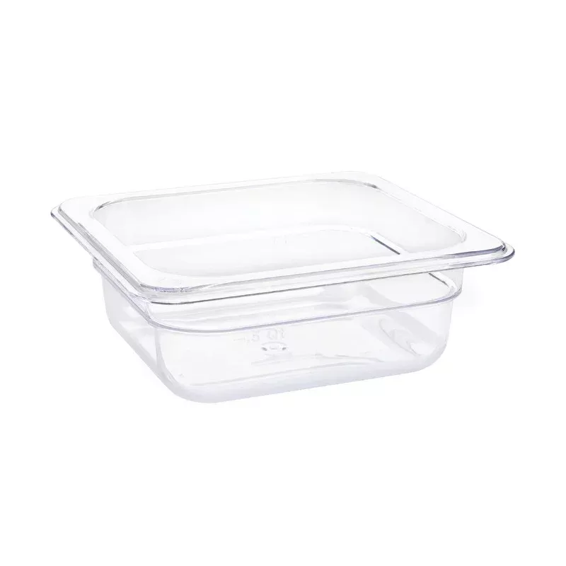 vogue-polycarbonate-1-6-gastronorm-container-65mm-clear-u239 Vogue Polycarbonate 1/6 Gastronorm Container 65mm Clear – U239