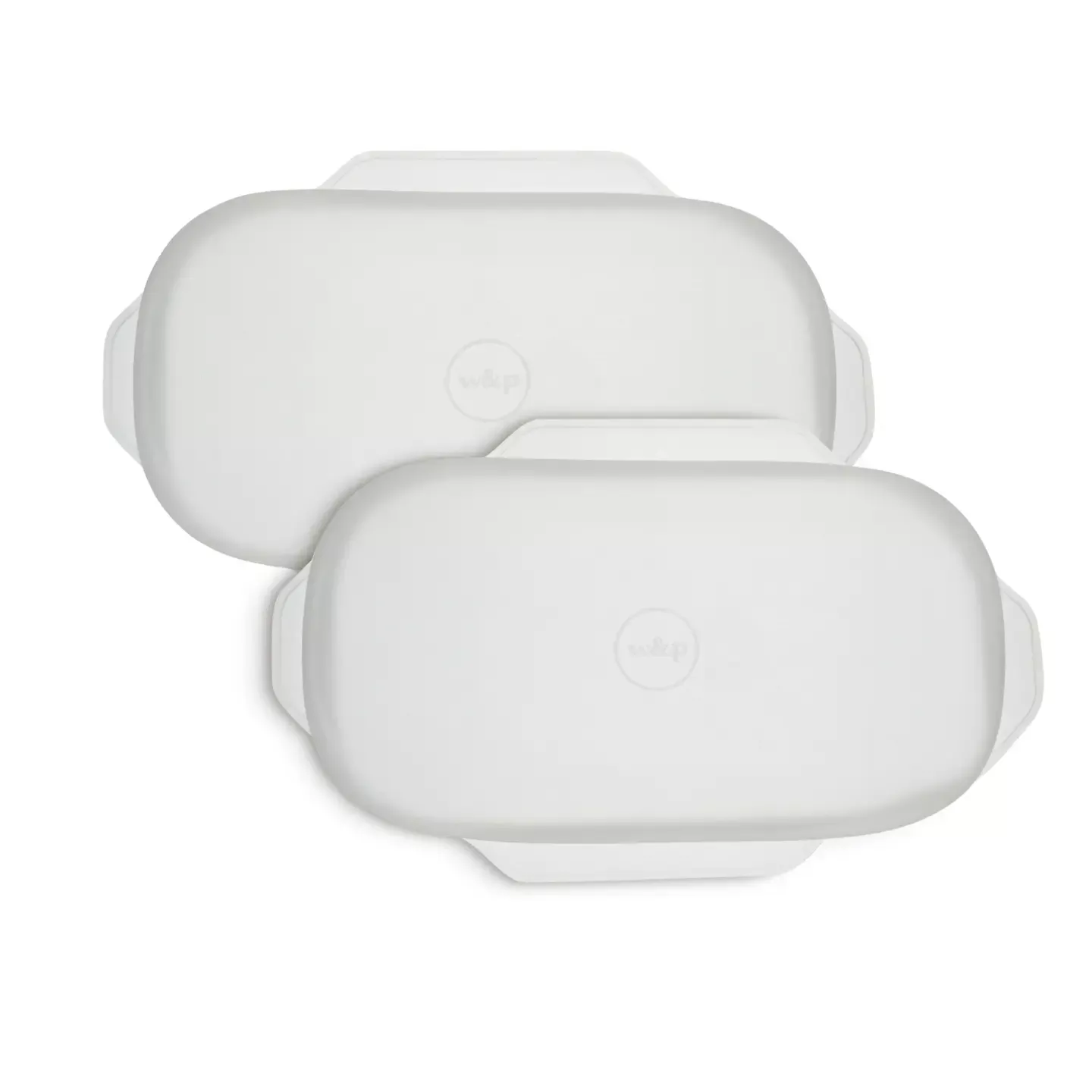 W&P Reusable Silicone Stretch Lids (Set of 2 Loaf Dish Size)