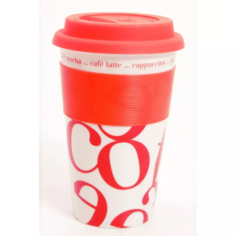 waechtersbach-coffee-script-collage-12oz-travel-mug-in-red Waechtersbach Coffee-Script-Collage 12oz Travel Mug in Red
