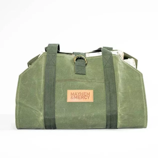 waxed-canvas-firewood-sling Waxed Canvas Firewood Sling