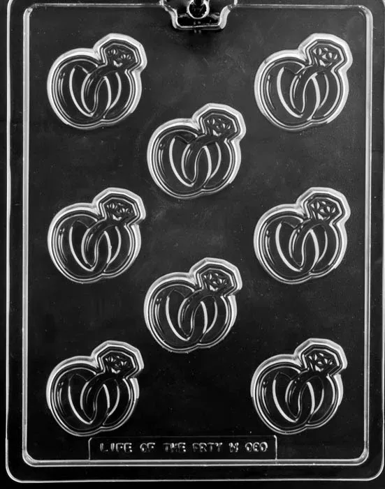 Wedding Rings Chocolate Mold