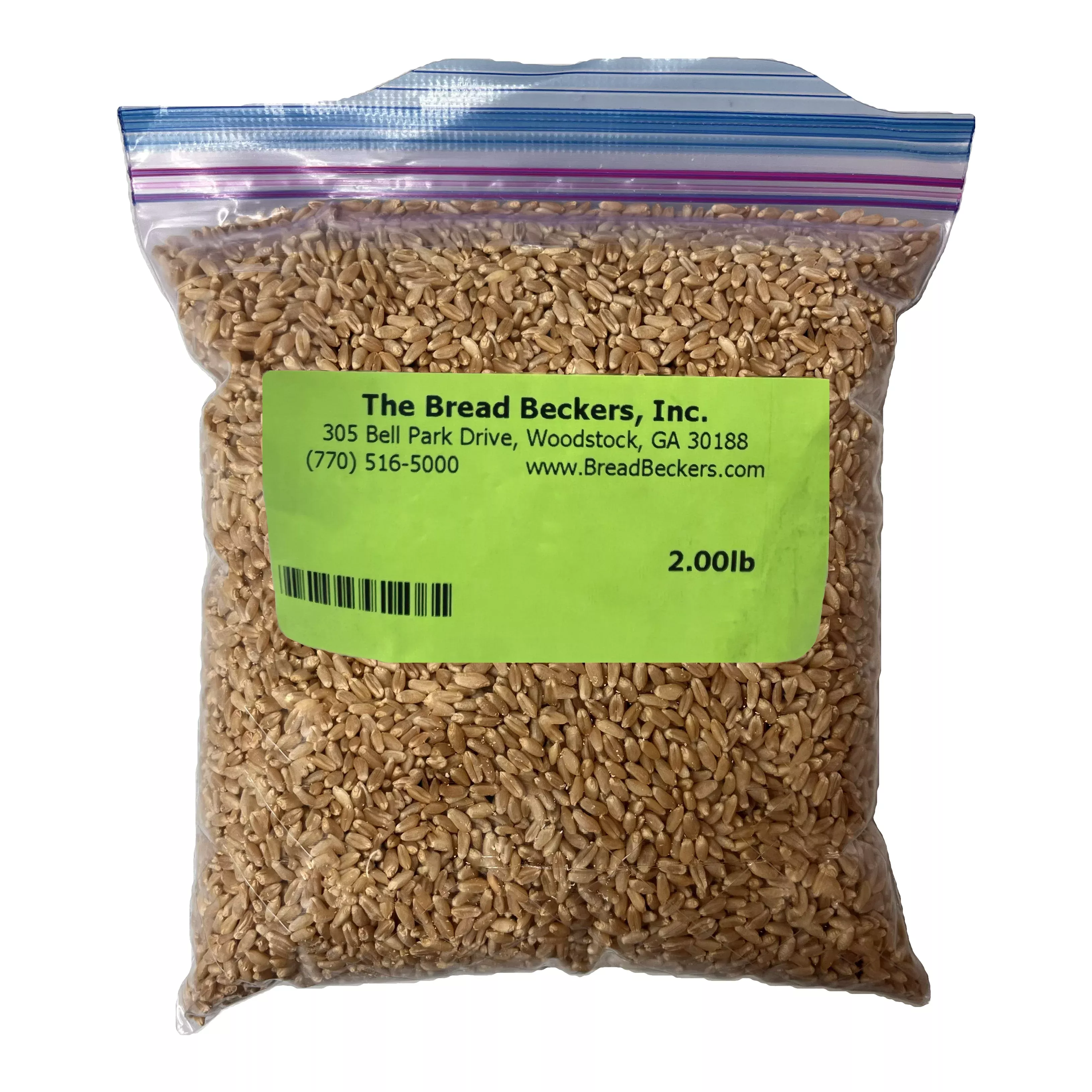 Wheat Soft White ORGANIC in 2 lb. Baggie