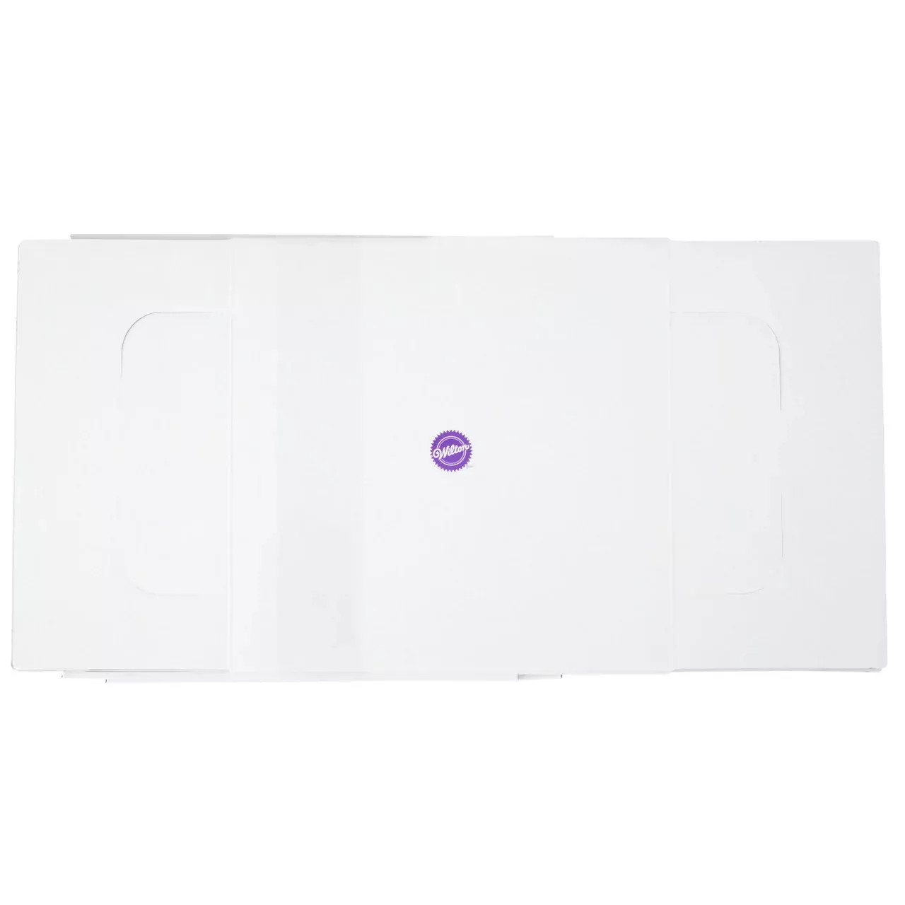 White 10x10x5 inch Square Corrugated Cake Box, 2 Piece = 1 Box, Wilton