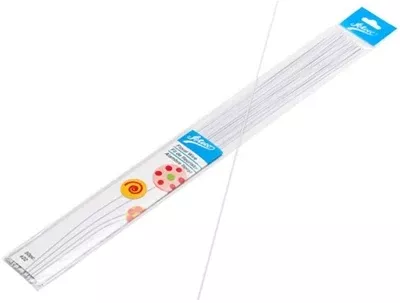 white-floral-wire-20-set-50 White Floral Wire #20 (Set of 50)