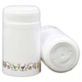 White Gold Grape Wine Bottle Shrink Capsule 30 pieces