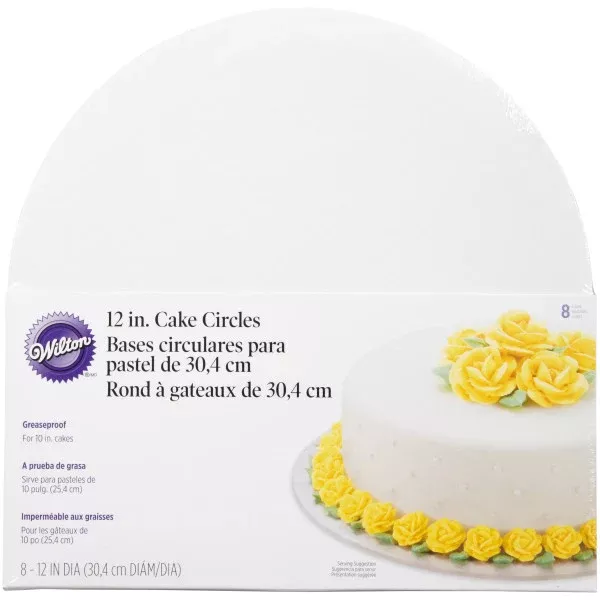wilton-12-inch-round-cake-circles-8-count Wilton 12-Inch Round Cake Circles, 8-Count
