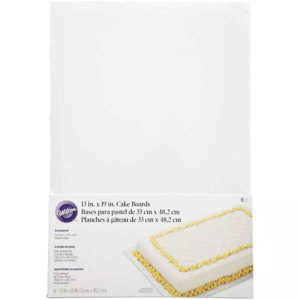 wilton-13-x-19-inch-rectangular-cake-boards-5-piece Wilton 13 x 19-Inch Rectangular Cake Boards, 5-Piece