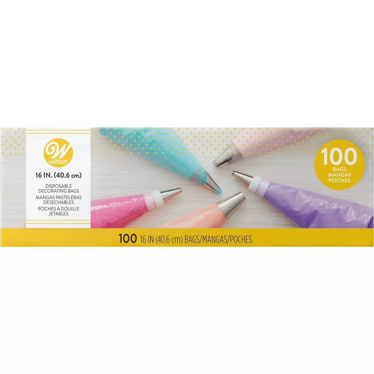wilton-16-in-disposable-decorating-bags-100-count Wilton 16 IN. Disposable Decorating Bags, 100-Count