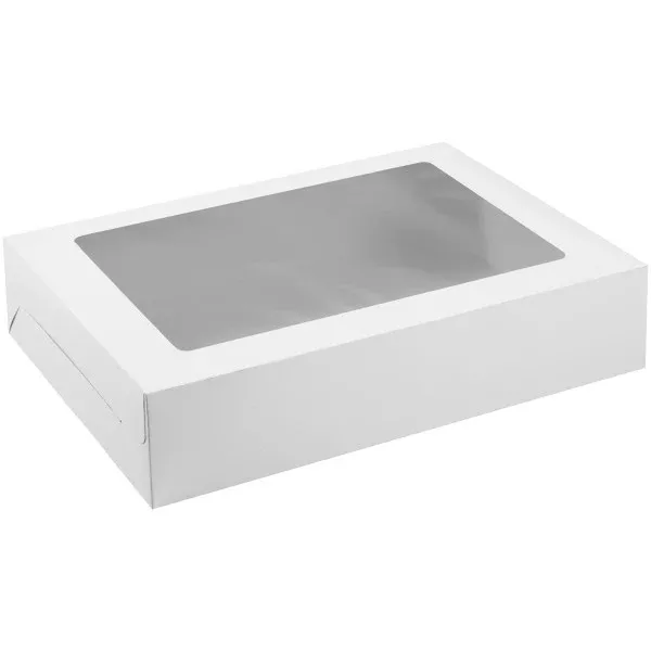 wilton-19-x-14-inch-folded-white-cake-box-with-window Wilton 19 x 14-Inch Folded White Cake Box with Window